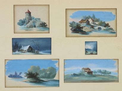 L. BAQUET, XIXème siècle.

Paysages et constructions.

Ensemble...