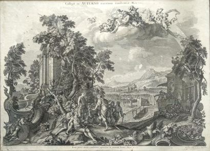 null D'après Johann Wolfgang BAUMGARTNER (1709/12-1761). 

Colligit in Autumo racemos...