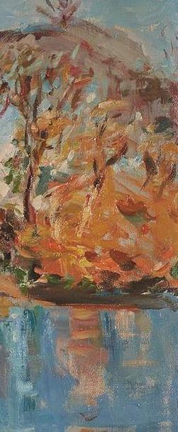 null Max AGOSTINI (1914-1997).

Barques au bois de Boulogne.

Huile sur toile signée...