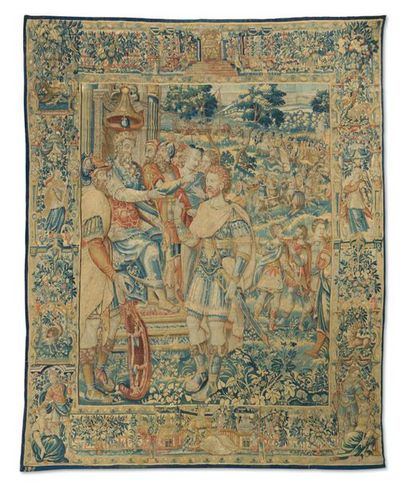  Tapestry of Brussels, 3rd quarter of the 16th century, around 1580 Tapestry representing...