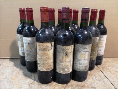 12 bouteilles Château de LISENNES - Bordeaux...