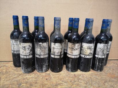 12 bouteilles BORDEAUX ROUGE Château L'HOSTE-BLANC...