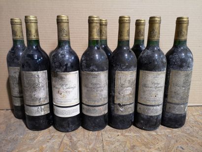 11 bouteilles Château FOURCAS LOUBANEY -...