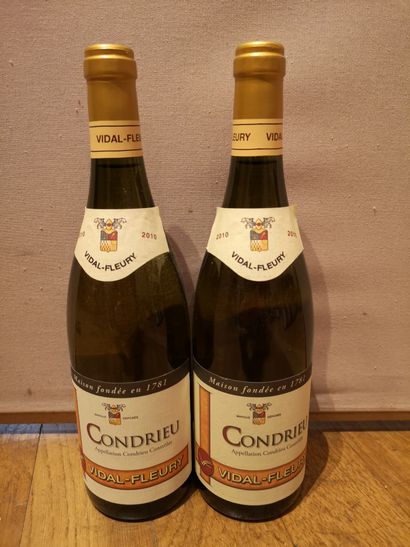 2 bouteilles CONDRIEU - VIDAL FLEURY 201...