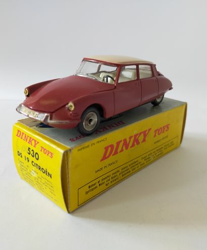 DTF: DS 19 CITROEN, two-tone garnet and pinkish...