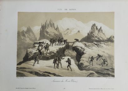 Vue de Savoie
Ascencion du Mont-Blanc
Lithographie...