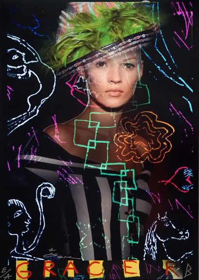 Kate MossTirage sur papier FUJIFILM format...