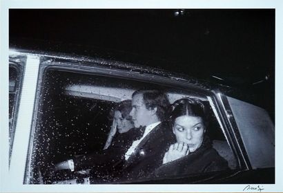 null Grace Kelly , Prince Albert et Princesse Caroline 1976 tirage sur papier Fujifilm...