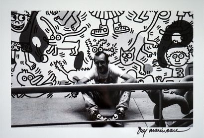 null Keith HaringTirage sur papier argentique format 30 x 44 cm signé et numéroté...