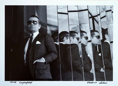 null Karl Lagerfeld Chanel Rue Cambon ParisTirage sur papier photo format 36 x 46...