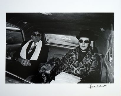 null Richard Burton et Liz Taylortirage sur papier Baryta , format 39.5 x 50cm ,...