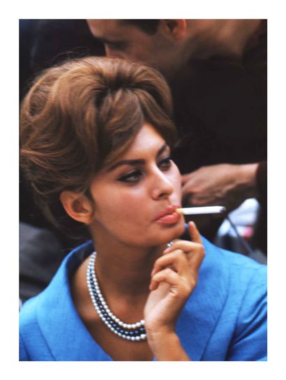 null Sophia Lorentirage sur papier Fujifilm, format 45 x 32.5 cm, signé et numéroté...