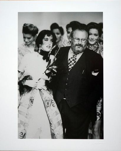 null Isabelle Adjani et Gianfranco Ferre collection Dior tirage sur papier argentique,...