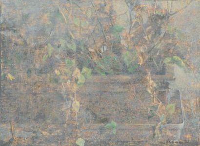 Masao HAIJIMA (1949) 
Fraises des bois, 1962.
Huile sur toile, signée et datée en...