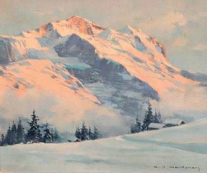 Charles-Henri CONTENCIN (1898-1955) «La Junfrau»
Huile sur toile, signée en bas à... Gazette Drouot