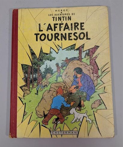 null Bande dessinée LES AVENTURES DE TINTIN par HERGE - "L'Affaire Tournesol" - Casterman...