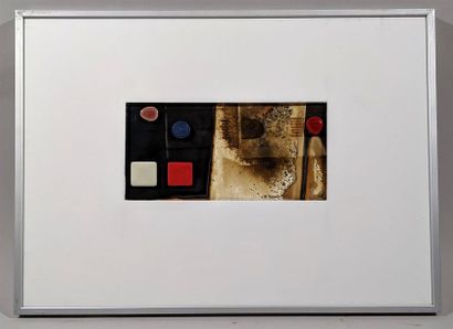 null Jean-Pierre ZENOBEL (né en 1937) "Composition abstraite" Tirage photographique...