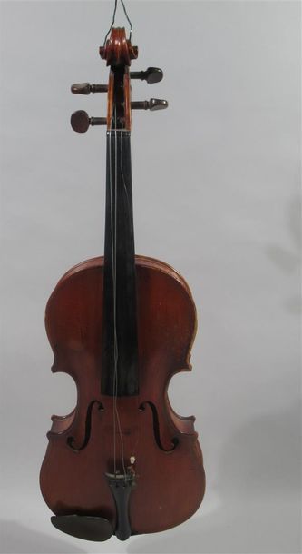 null JENNY BAILLY - 3/4 violin, spruce top and double back in flamed maple - Bottom...