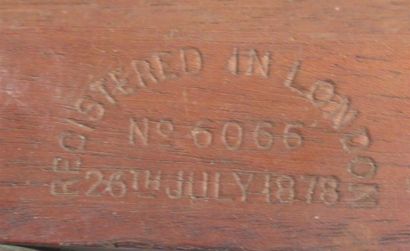 null Charles Sumner & Henry GREENE (XIX-XX) - Foldable mahogany country stool. The...