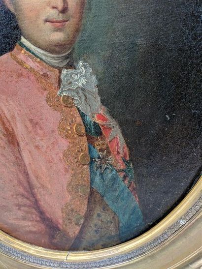 null Ecole française vers 1800, suiveur d'Antoine François CALLET "Portrait d'homme...