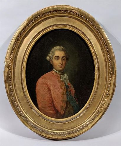 null Ecole française vers 1800, suiveur d'Antoine François CALLET "Portrait d'homme...