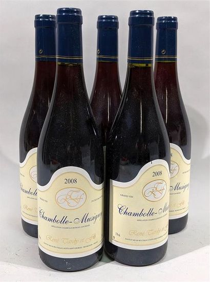 null 5 bouteilles de Chambolle-Musigny 2008 - Réné Tardy et fils propriétaire 