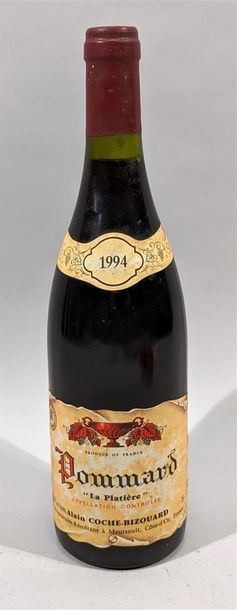 null 1 bouteille de pommard "La platière" 1994 - Alain Coche-Bizouard propriétaire....
