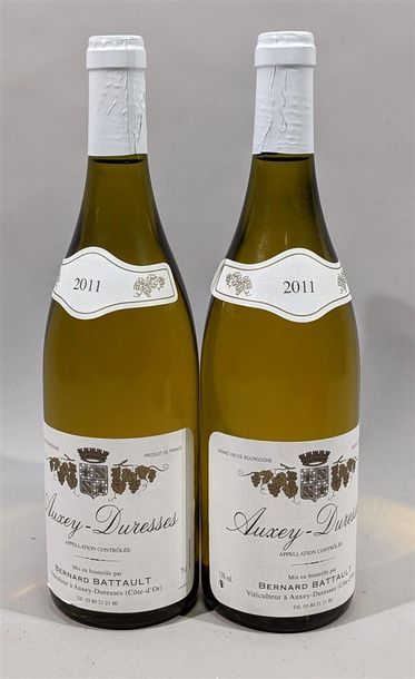 null 2 bouteilles d'Auxey-Duresses blanc 2011 - Bernard Battault viticulteur 