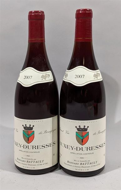null 2 bouteilles d'Auxay-Duresses rouge 2007 - Bernard Battault viticulteur 