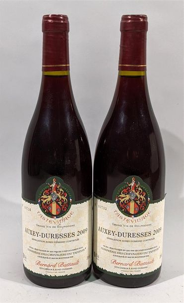 null 2 bouteilles d'Auxay-Duresses tastevinage 2009 - Bernard Battault viticulteur...