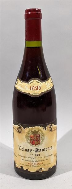 null 1 bouteille de Volnay-Santenot premier cru 1995 - Noël Chouet propriétaire....
