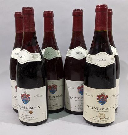 null 5 bouteilles de Saint Romain 2010 et 1 bouteilles de Saint Romain 2005 - Pierre...
