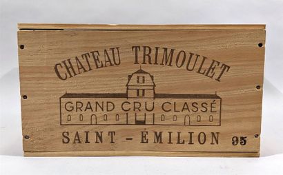 null 6 bouteilles de chateau Trimay Saint Emilion grand cru 1995 (CBO) 
