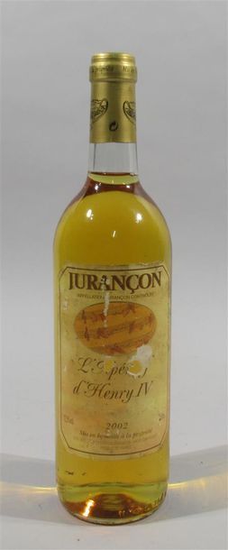 null 1 bouteile de "l'apéritif d'Henri IV", Jurançon 2002. (Etiquette abimée) 