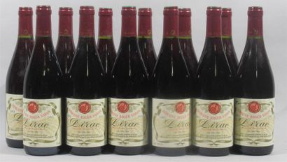 null 12 bouteilles de LIRAX domaine Roger SABON - 1993 