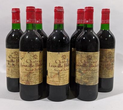 null 8 bouteilles de LEOVILLE POYFERRE Saint Julien 1993 