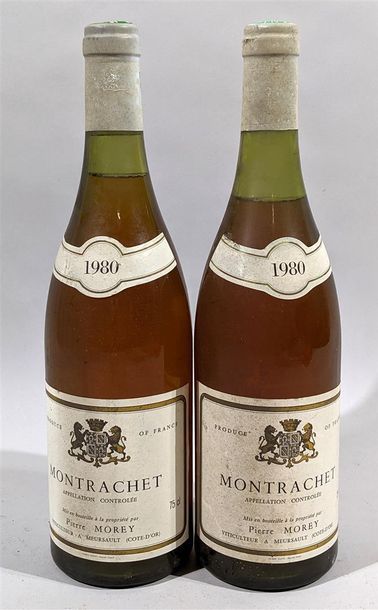 null 2 blles de MONTRACHET 1980 - Pierre MOREY viticulteur 