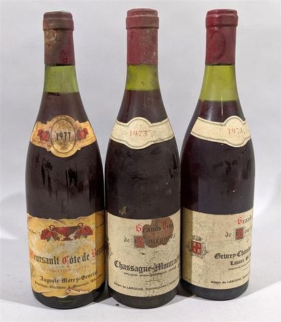 null 1 blle de MEURSAULT Côte de Beaune 1977 - MOREY GENELOT propriétaire 1 blle...