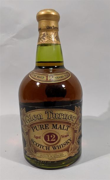 null Une bouteille de GLEN TURNER PURE MALT scotch Whisky Aged 12 Years (75 cl) 