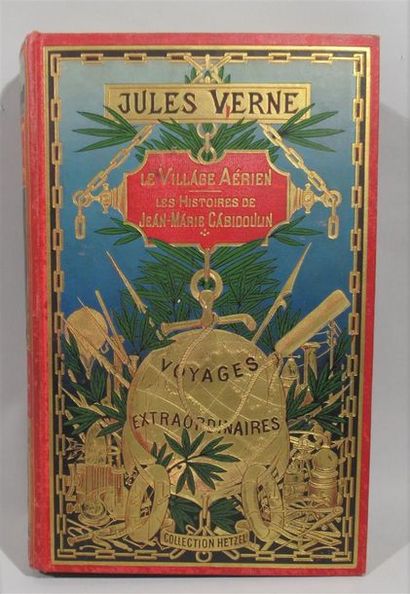 null Jules VERNE - "Le Village aérien - Les Histoires de Jean-Marie CABIDOULIN" -...