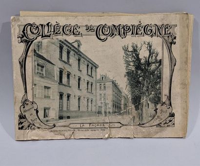 null Recueil intitulé "Collège de Compiègne" composé de photos de classe et de l'établissement...