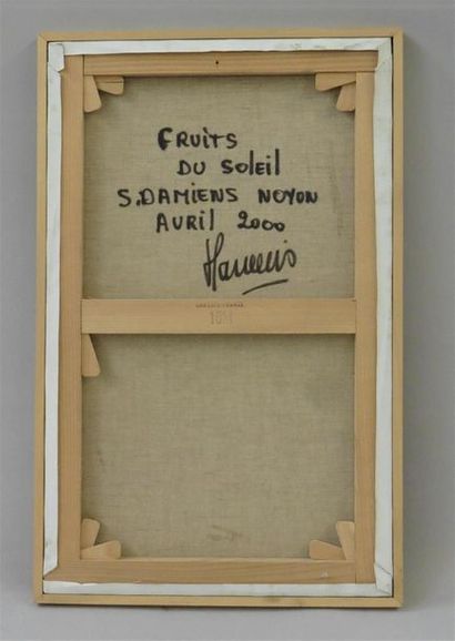 null Serge DAMIENS (25 décembre 1954)
« Fruits du Soleil »
Huile sur toile signée...