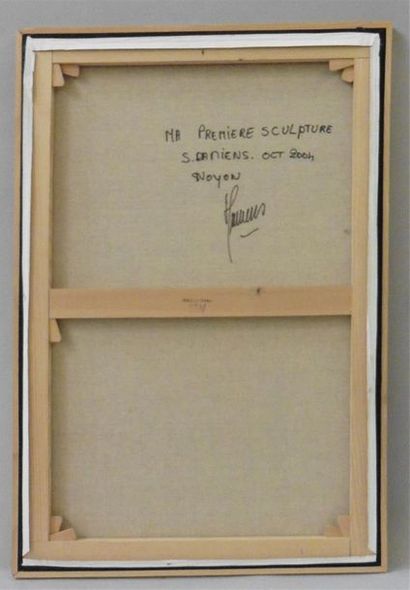 null Serge DAMIENS (25 décembre 1954)
« Ma Première sculpture »
Huile sur toile signée...