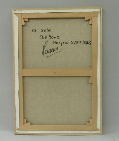 null Serge DAMIENS (25 décembre 1954)
« Ce Soir »
Huile sur toile signée en bas à...
