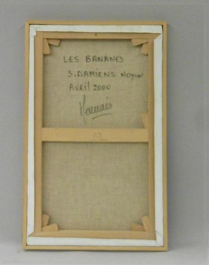 null Serge DAMIENS (25 décembre 1954)
« Les Bananes »
Huile sur toile signée en bas...