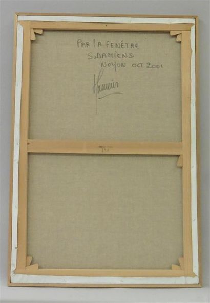 null Serge DAMIENS (25 décembre 1954)
« Par la Fenêtre »
Huile sur toile signée en...
