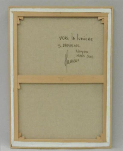 null Serge DAMIENS (25 décembre 1954)
« Vers la Lumière »
Huile sur toile signée...