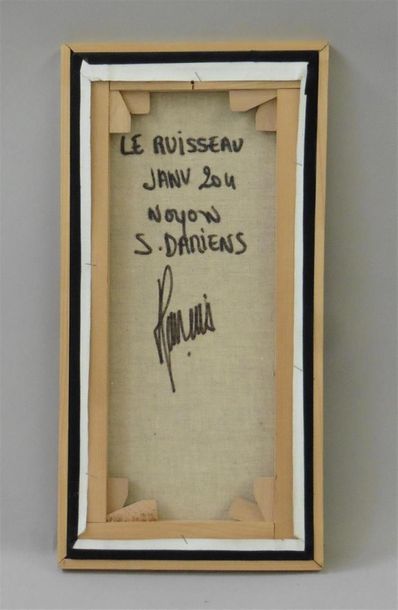 null Serge DAMIENS (25 décembre 1954)
« Le Ruisseau »
Huile sur toile signée en bas...