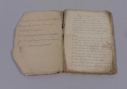 null Jean-Baptiste DROUET (1763-1824) "Report to the National Convention" A manuscript...