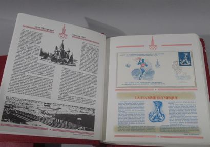 null Thématique : JEUX OLYMPIQUES DE MOSCOU 1980
Lot comprenant :
- un album contenant...